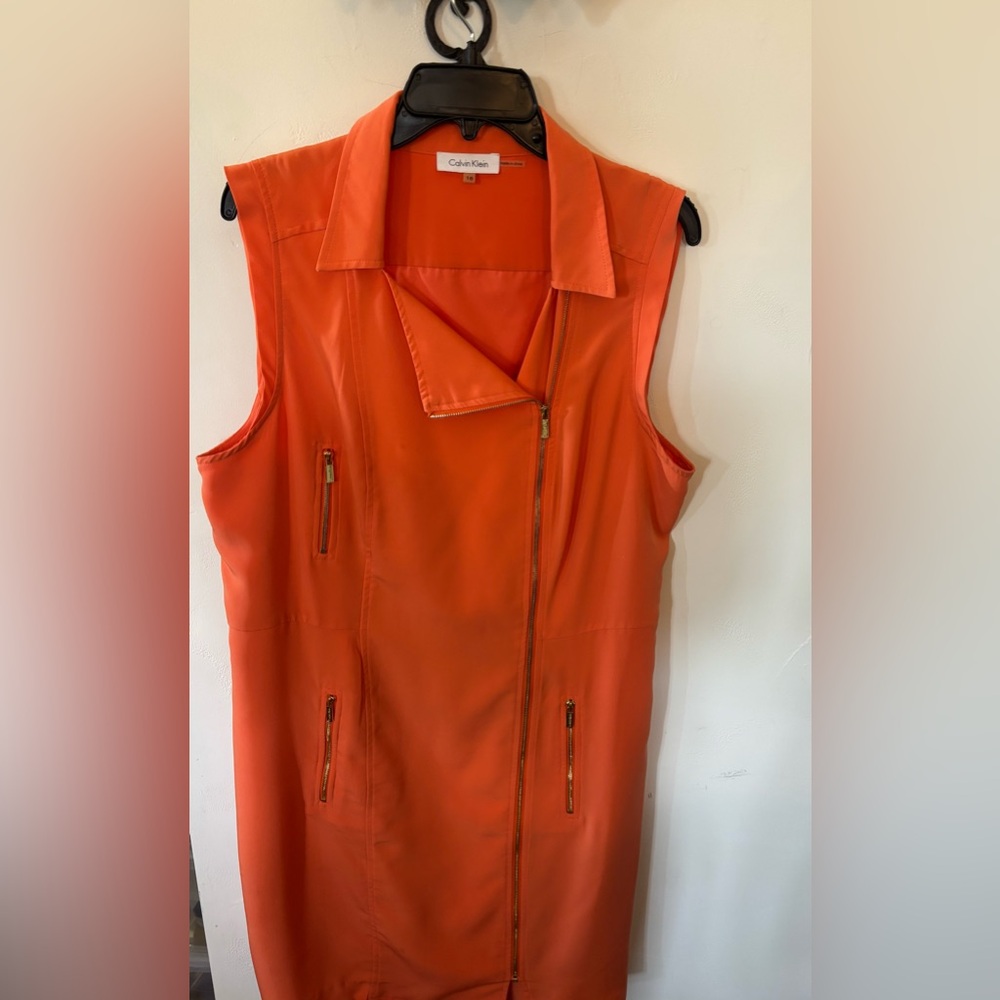 Calvin Klein Women's Orange Jacket